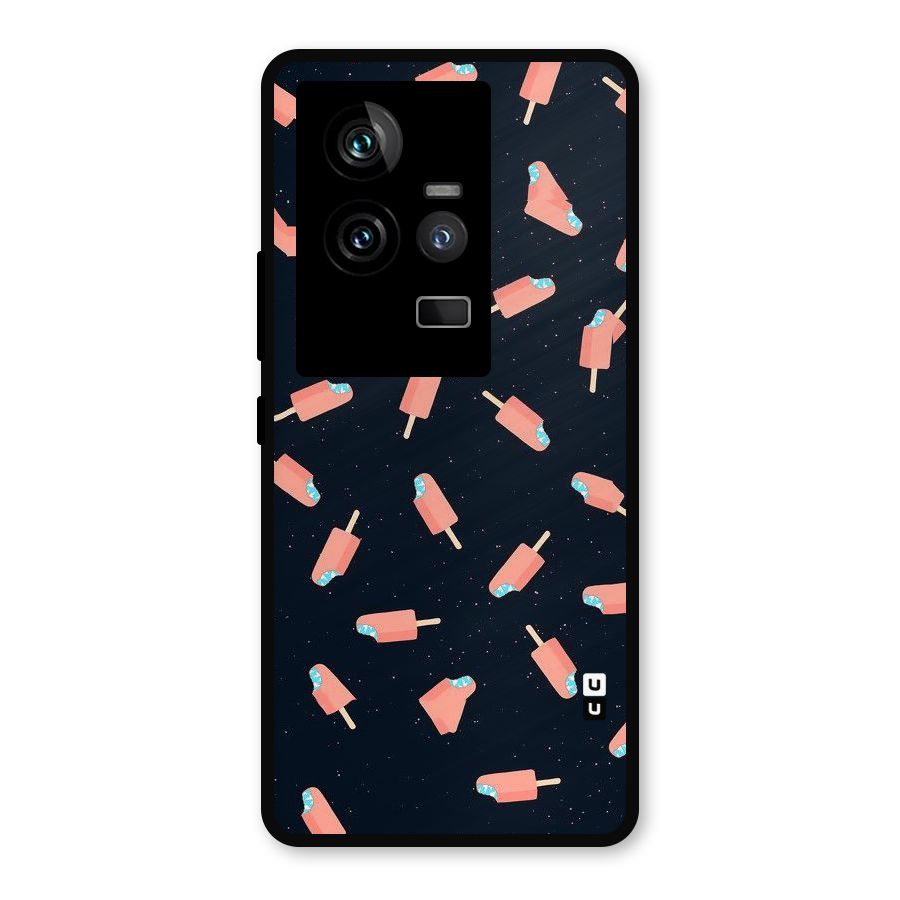 Icy Pattern Metal Back Case for iQOO 11 5G