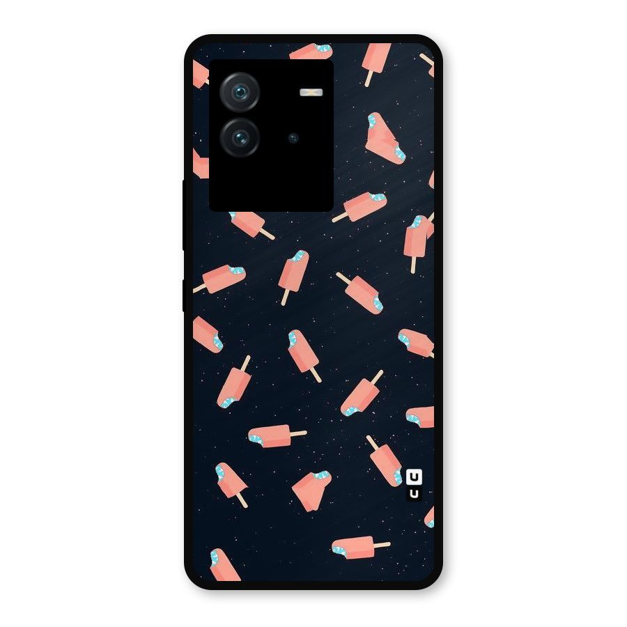 Icy Pattern Metal Back Case for iQOO Neo 6 5G
