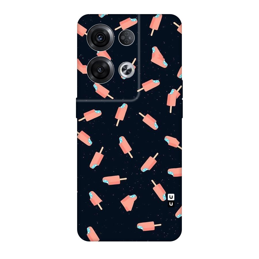 Icy Pattern Original Polycarbonate Back Case for Oppo Reno8 Pro 5G