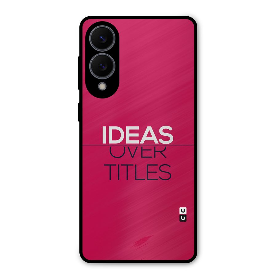 Ideas Over Titles Metal Back Case for Galaxy S25 Edge