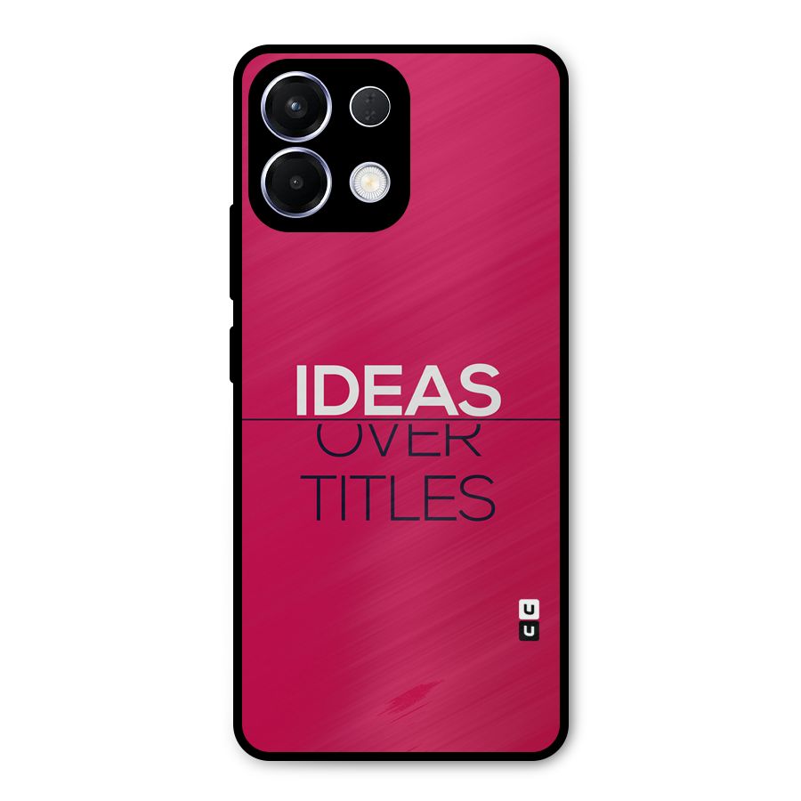 Ideas Over Titles Metal Back Case for Oppo K13