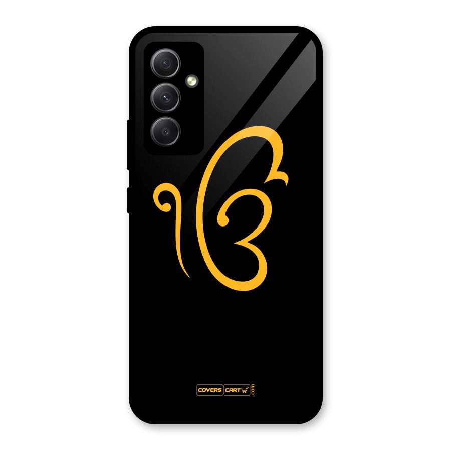 Ik Onkar Glass Back Case for Galaxy A34