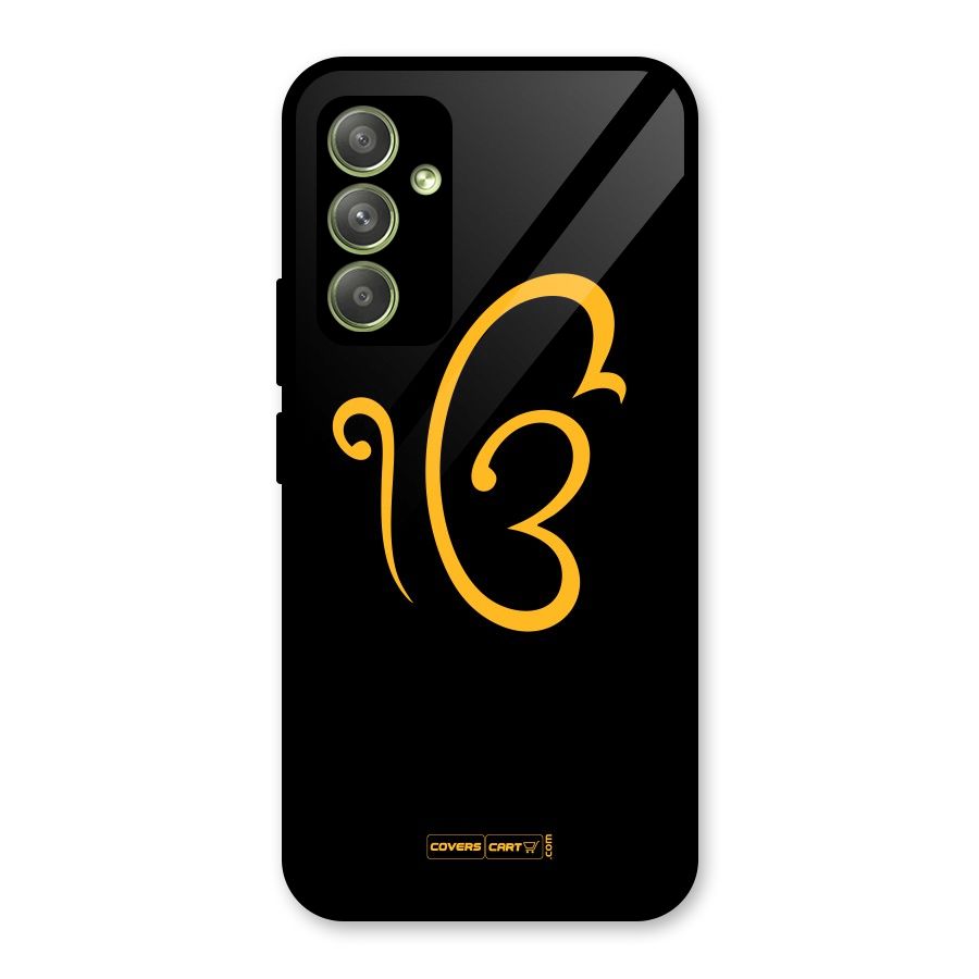 Ik Onkar Glass Back Case for Galaxy A54