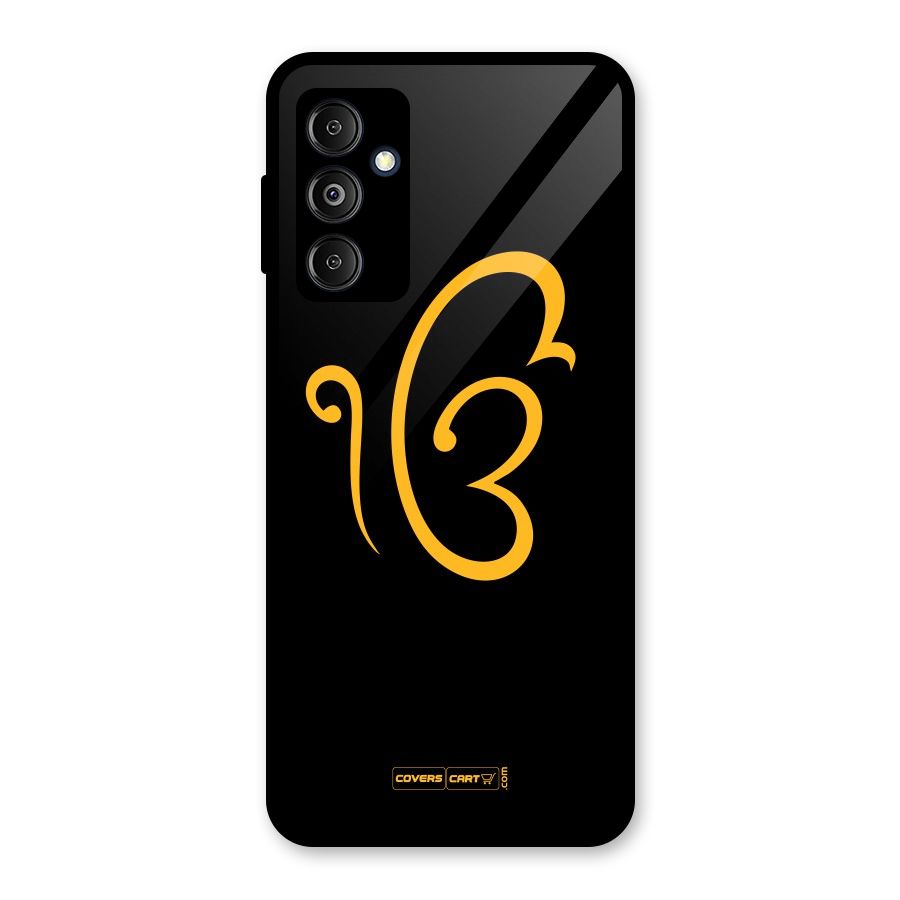 Ik Onkar Glass Back Case for Galaxy M14 5G