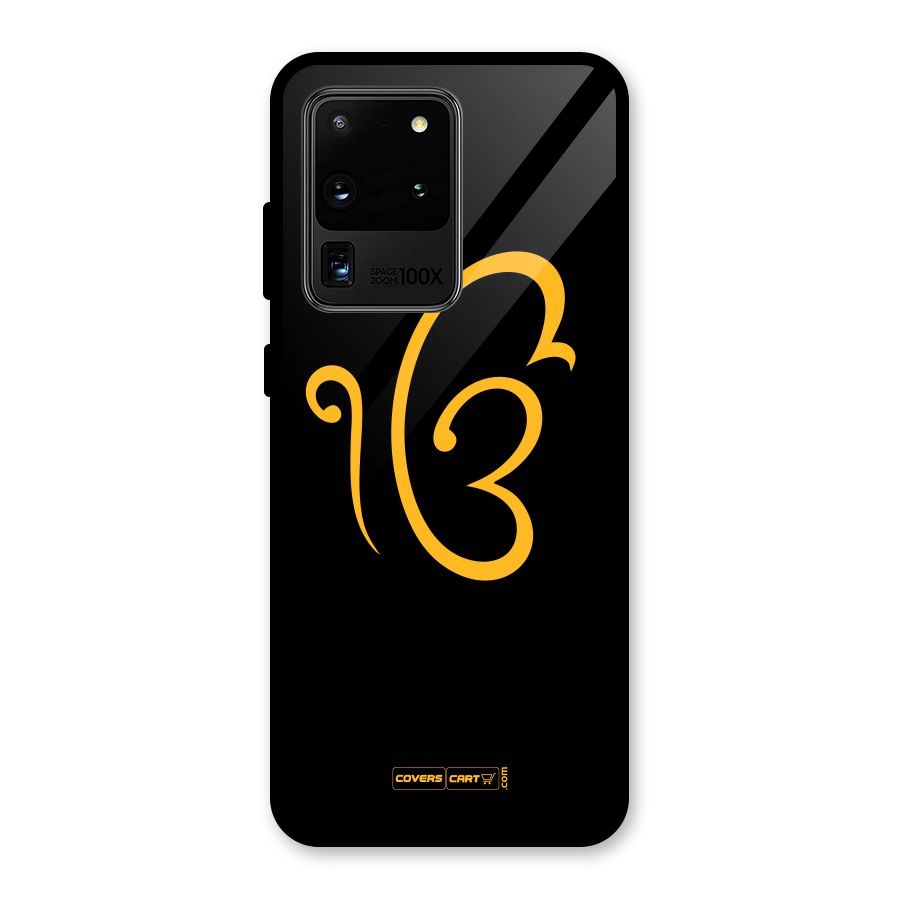 Ik Onkar Glass Back Case for Galaxy S20 Ultra