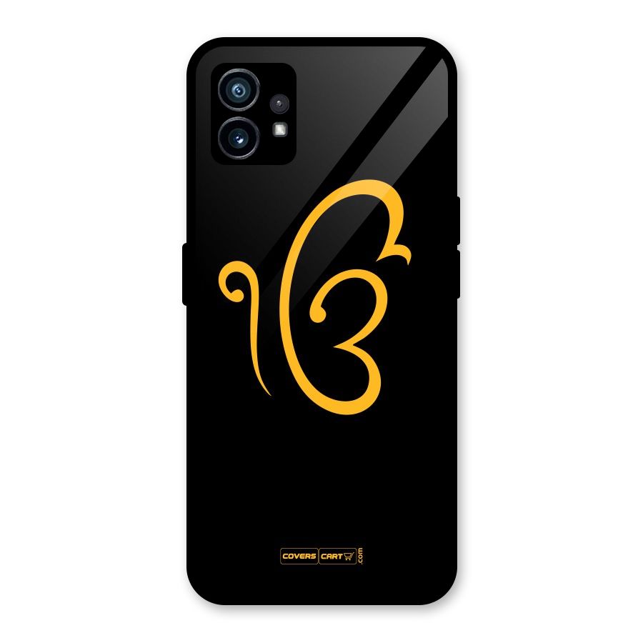 Ik Onkar Glass Back Case for Nothing Phone 1
