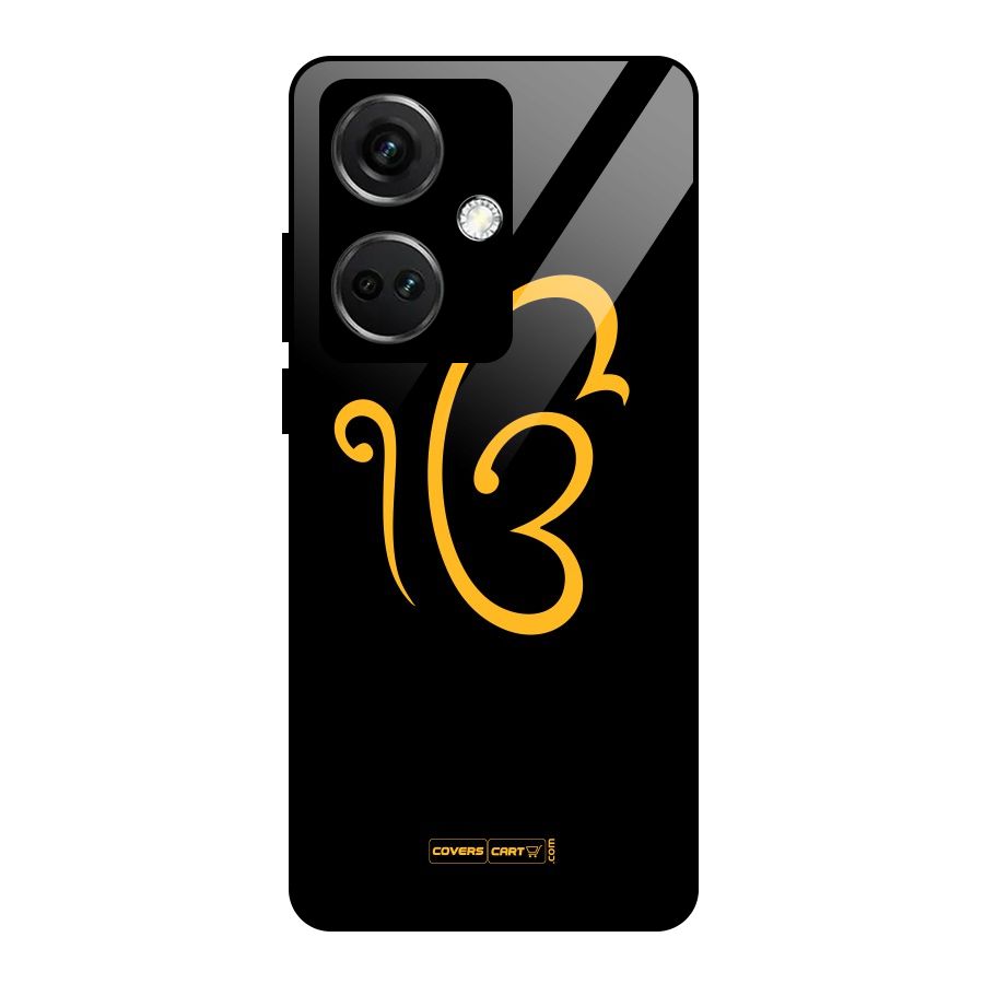 Ik Onkar Glass Back Case for OnePlus Nord CE 3 5G