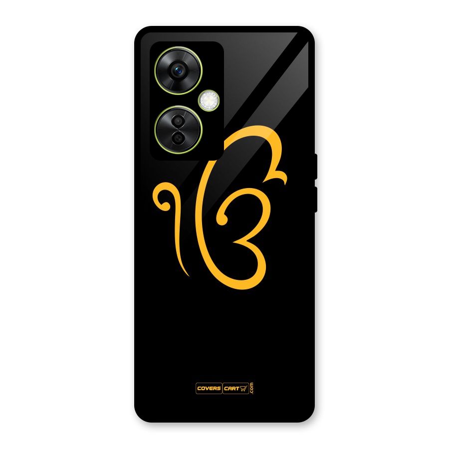 Ik Onkar Glass Back Case for OnePlus Nord CE 3 Lite