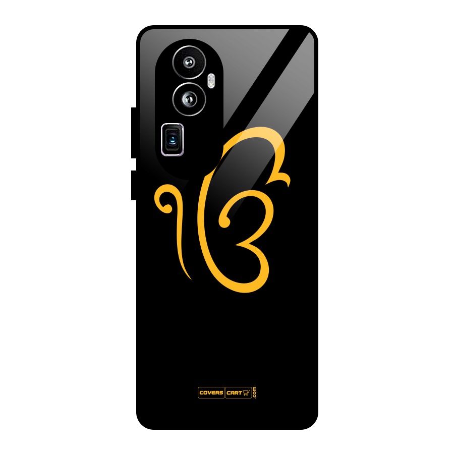 Ik Onkar Glass Back Case for Oppo Reno10 Pro Plus