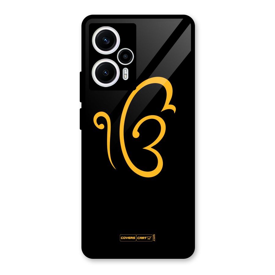 Ik Onkar Glass Back Case for Poco F5