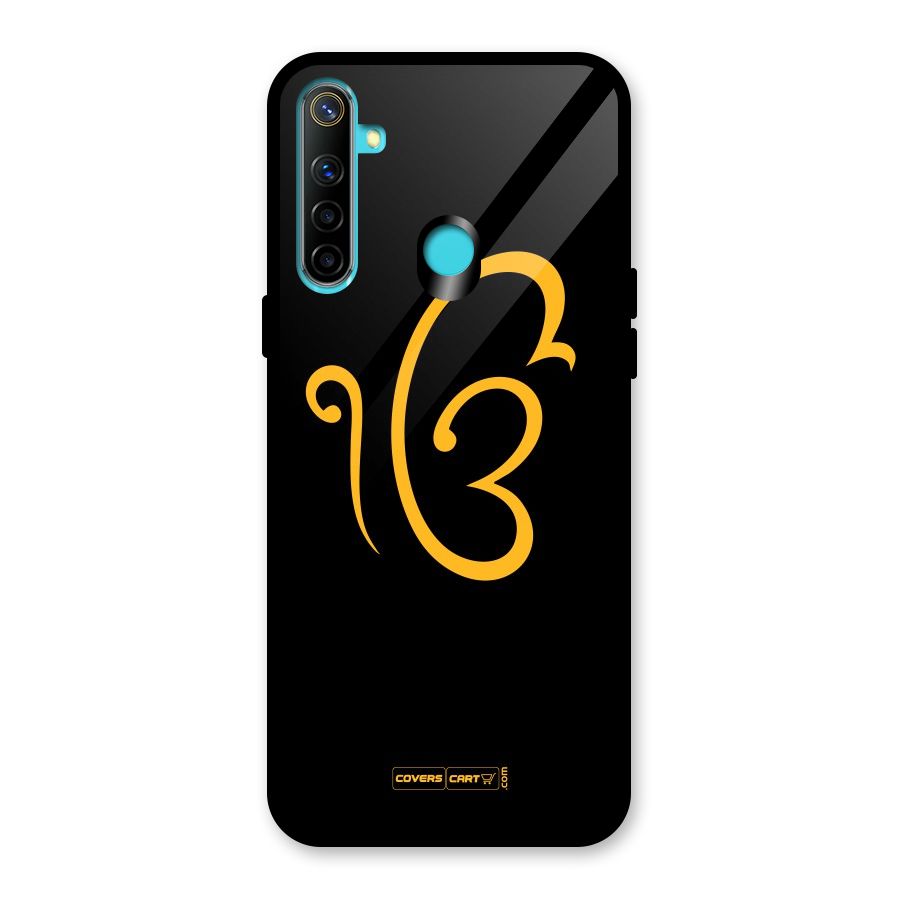 Ik Onkar Glass Back Case for Realme 5