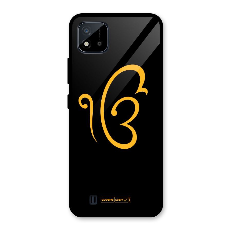 Ik Onkar Glass Back Case for Realme C11 2021