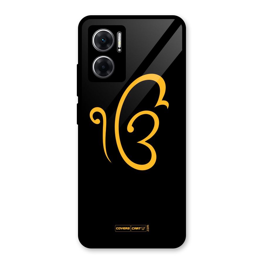 Ik Onkar Glass Back Case for Redmi 11 Prime 5G