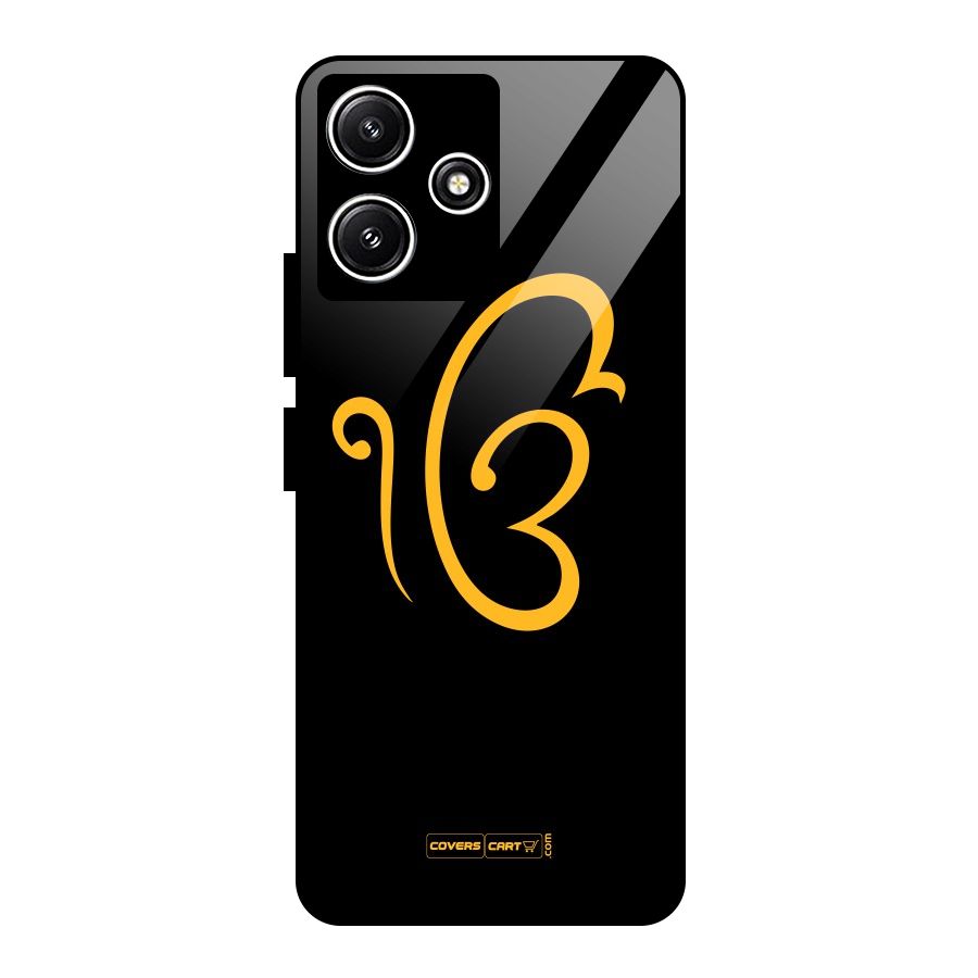 Ik Onkar Glass Back Case for Redmi 12 5G