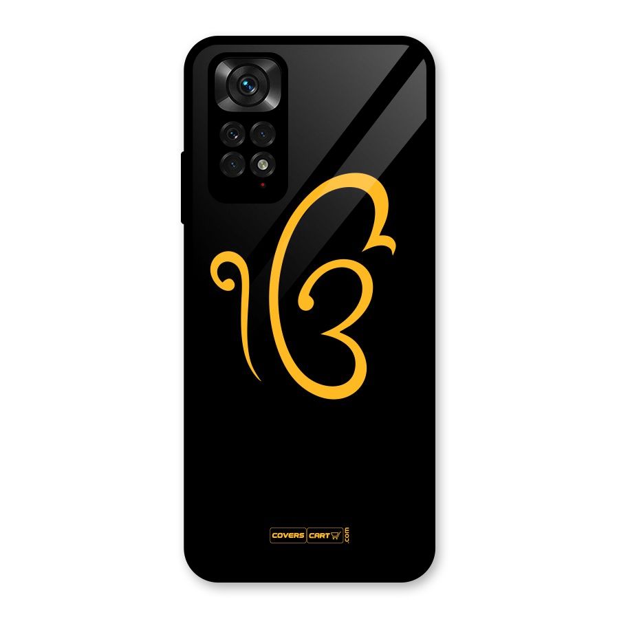 Ik Onkar Glass Back Case for Redmi Note 11S