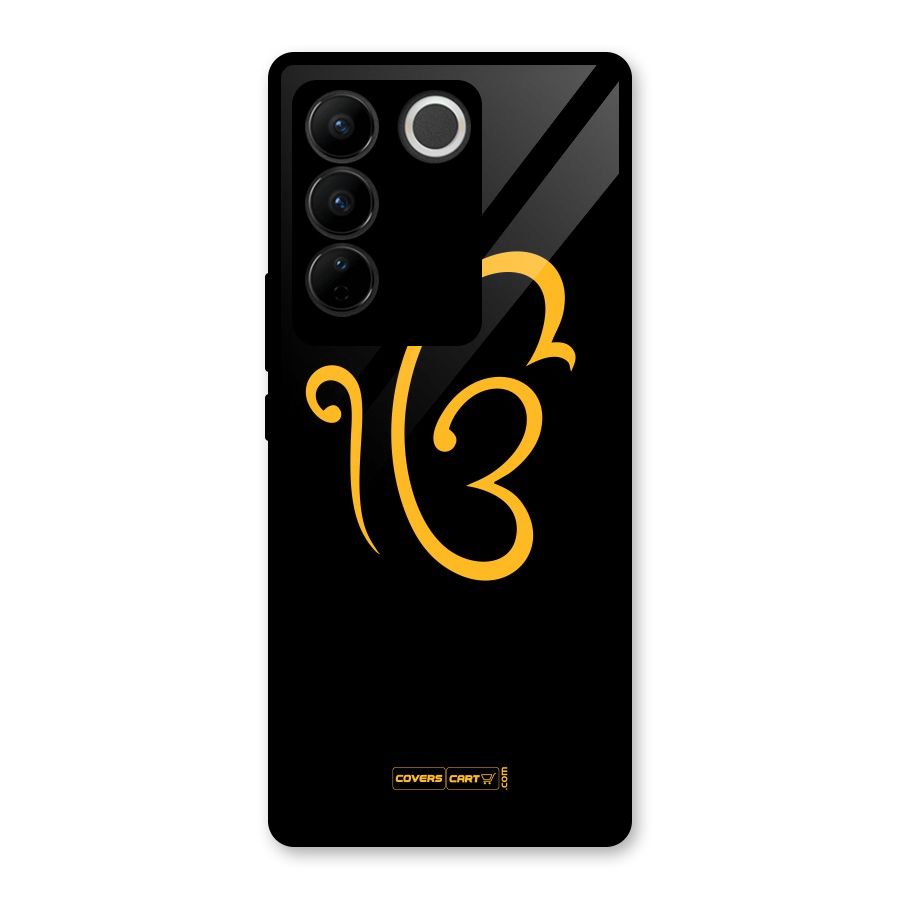 Ik Onkar Glass Back Case for Vivo V27