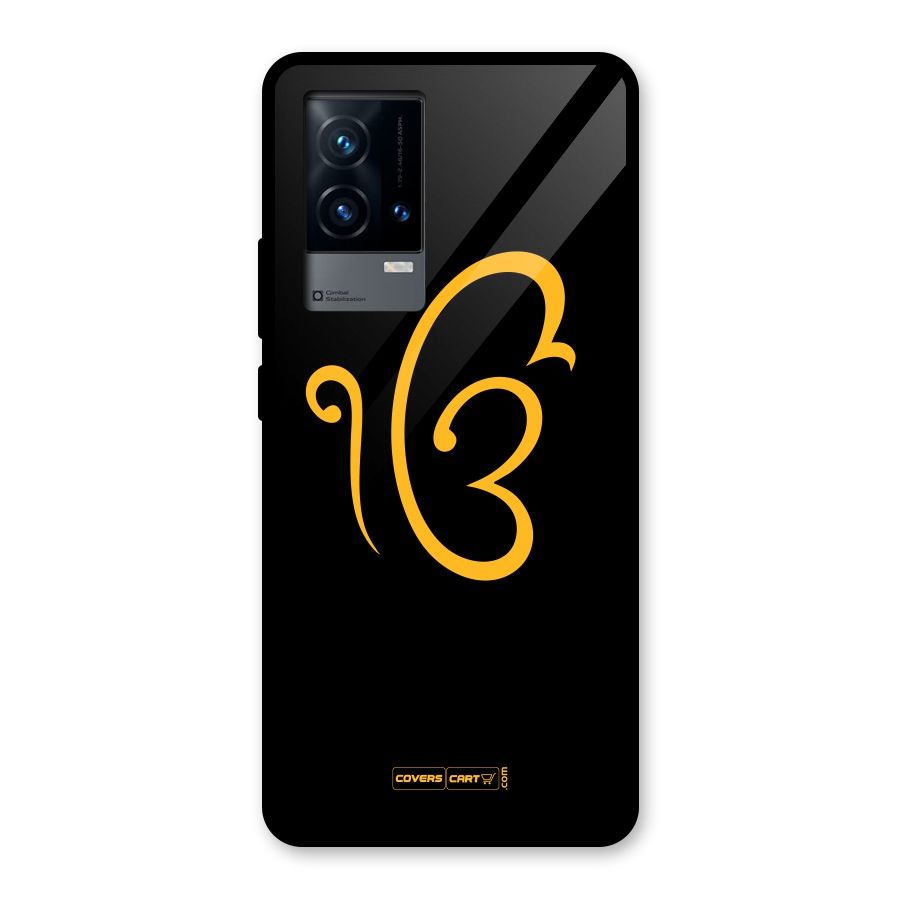 Ik Onkar Glass Back Case for iQOO 9 5G