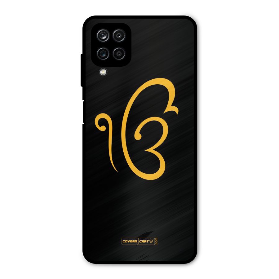 Ik Onkar Metal Back Case for Galaxy A12