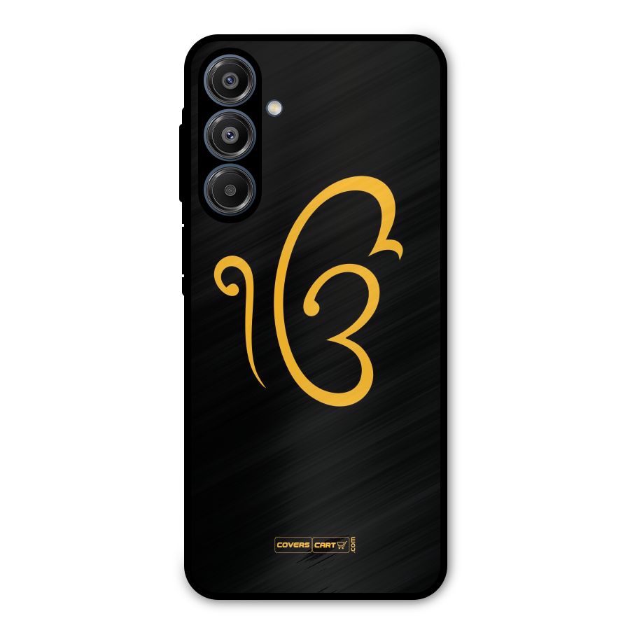 Ik Onkar Metal Back Case for Galaxy A16 5G