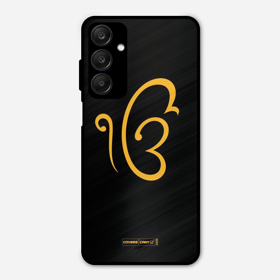 Ik Onkar Metal Back Case for Galaxy A25 5G