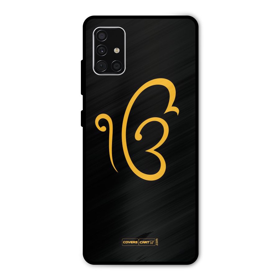 Ik Onkar Metal Back Case for Galaxy A51
