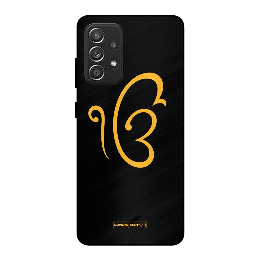 Ik Onkar Metal Back Case for Galaxy A52s 5G