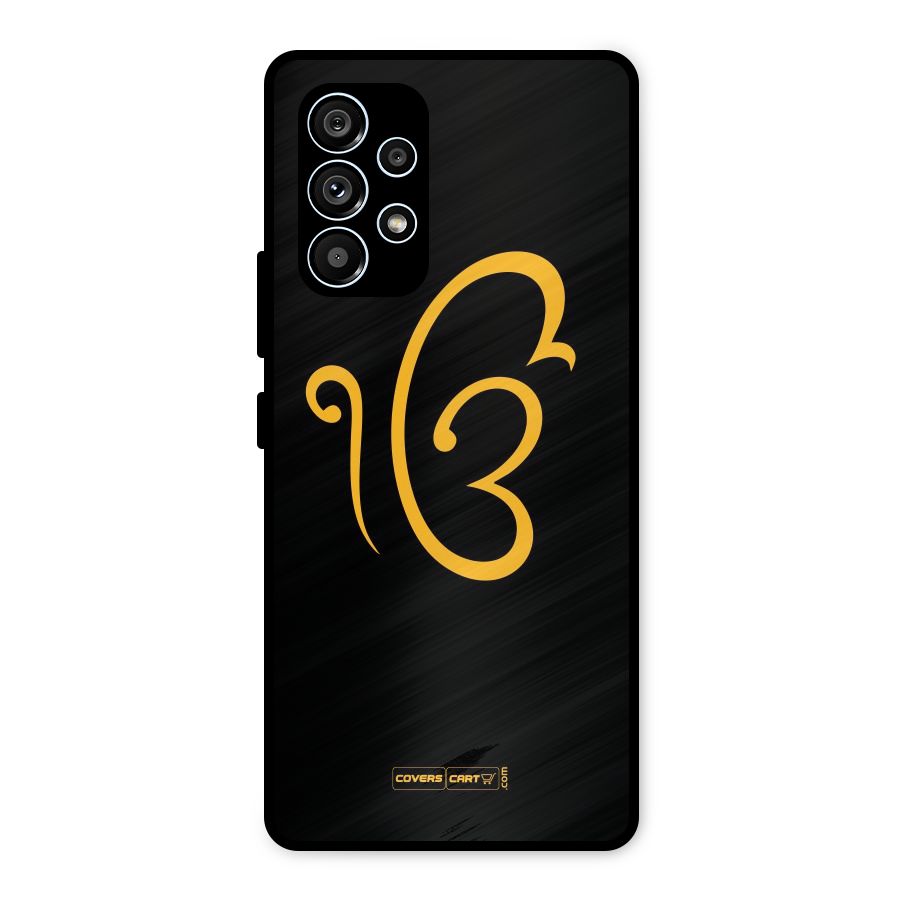 Ik Onkar Metal Back Case for Galaxy A53 5G