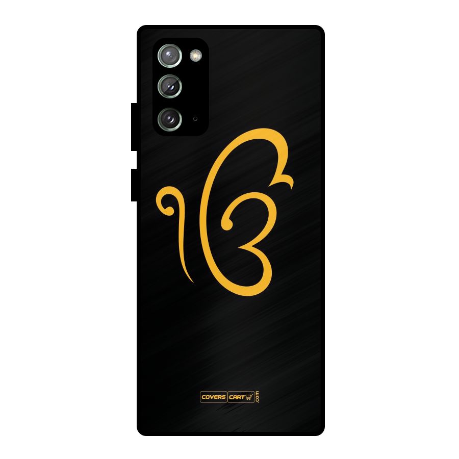 Ik Onkar Metal Back Case for Galaxy Note 20