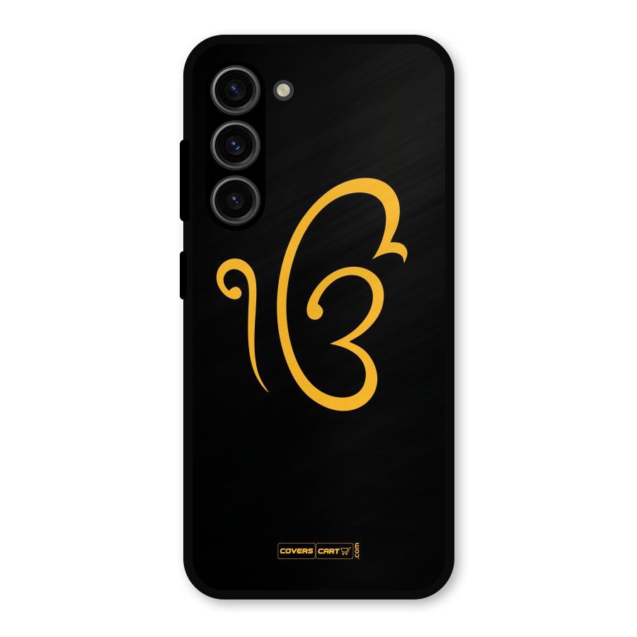 Ik Onkar Metal Back Case for Galaxy S23