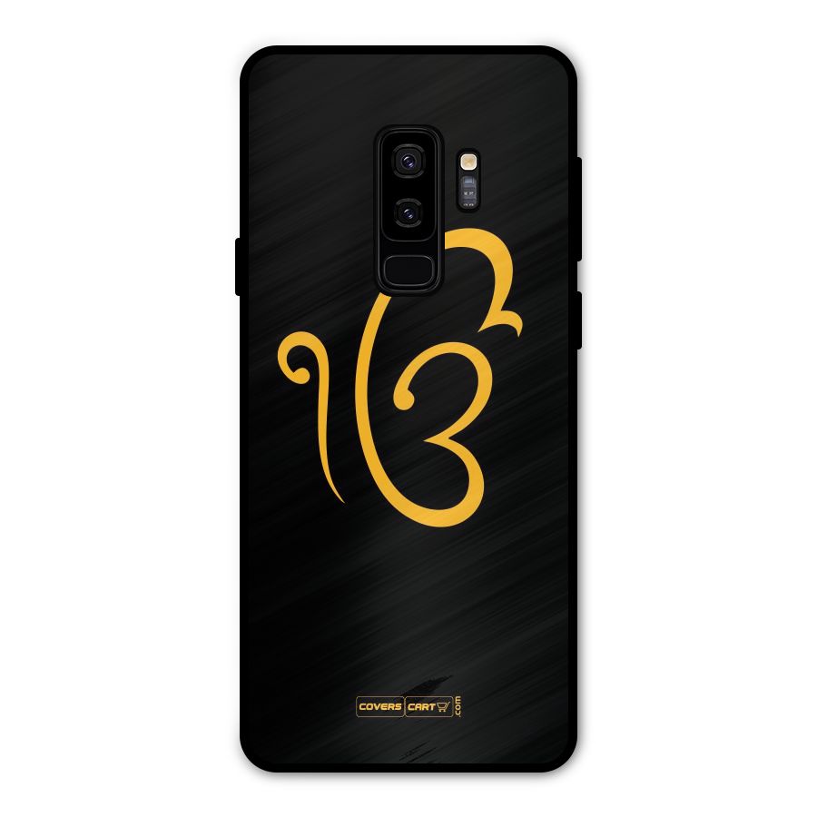 Ik Onkar Metal Back Case for Galaxy S9 Plus