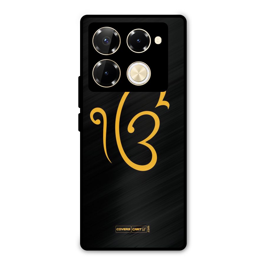 Ik Onkar Metal Back Case for Infinix Note 40 Pro Plus