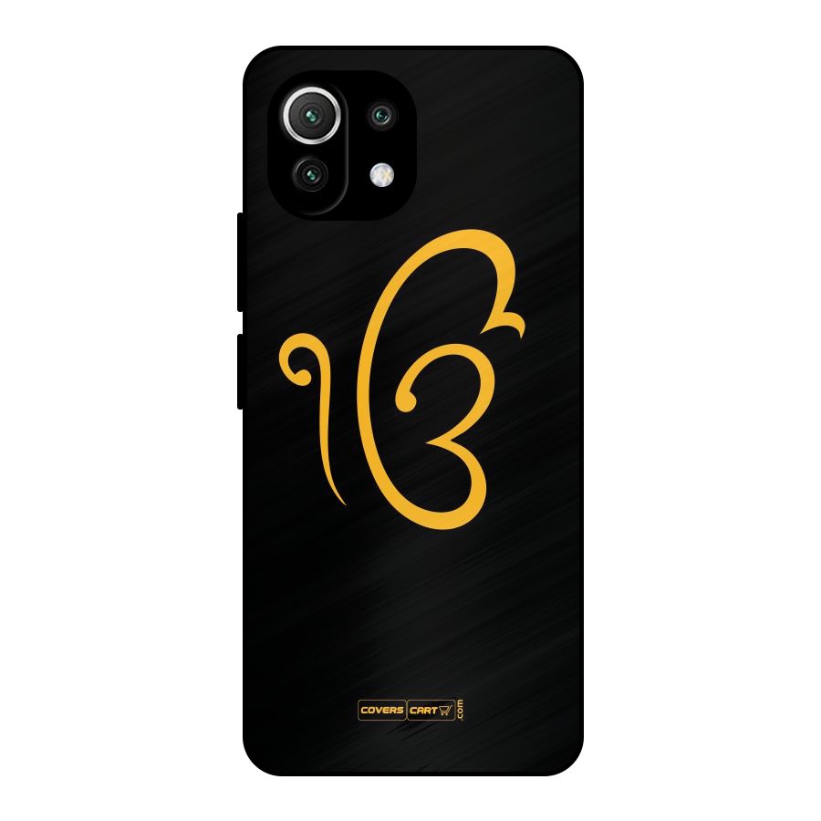 Ik Onkar Metal Back Case for Mi 11 Lite