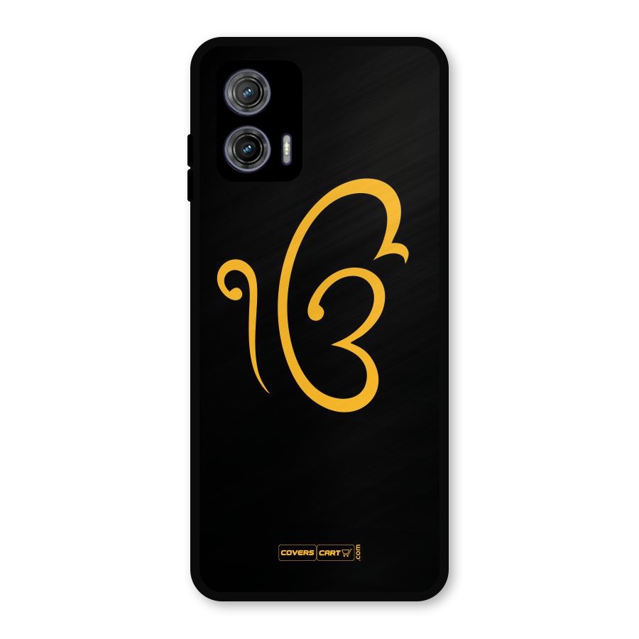 Ik Onkar Metal Back Case for Moto G73