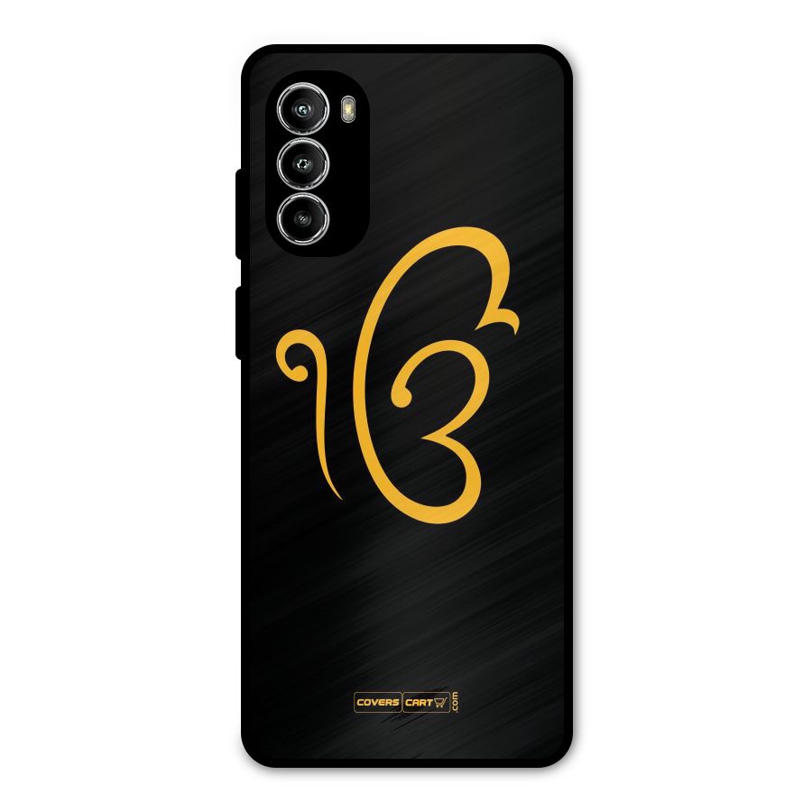 Ik Onkar Metal Back Case for Moto G82