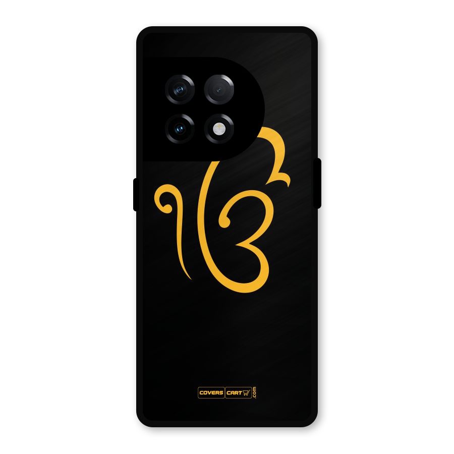 Ik Onkar Metal Back Case for OnePlus 11R