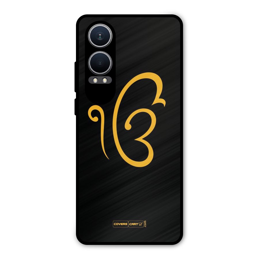 Ik Onkar Metal Back Case for OnePlus Nord CE4 Lite