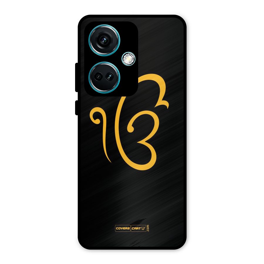 Ik Onkar Metal Back Case for OnePlus Nord CE 3 5G