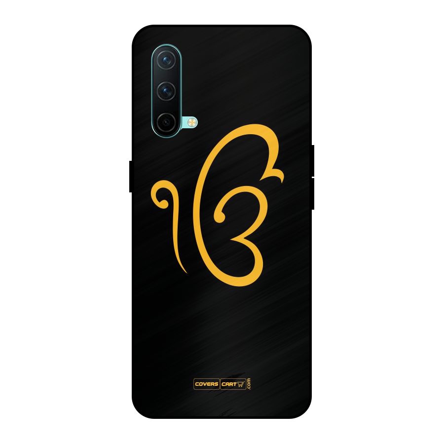 Ik Onkar Metal Back Case for OnePlus Nord CE 5G