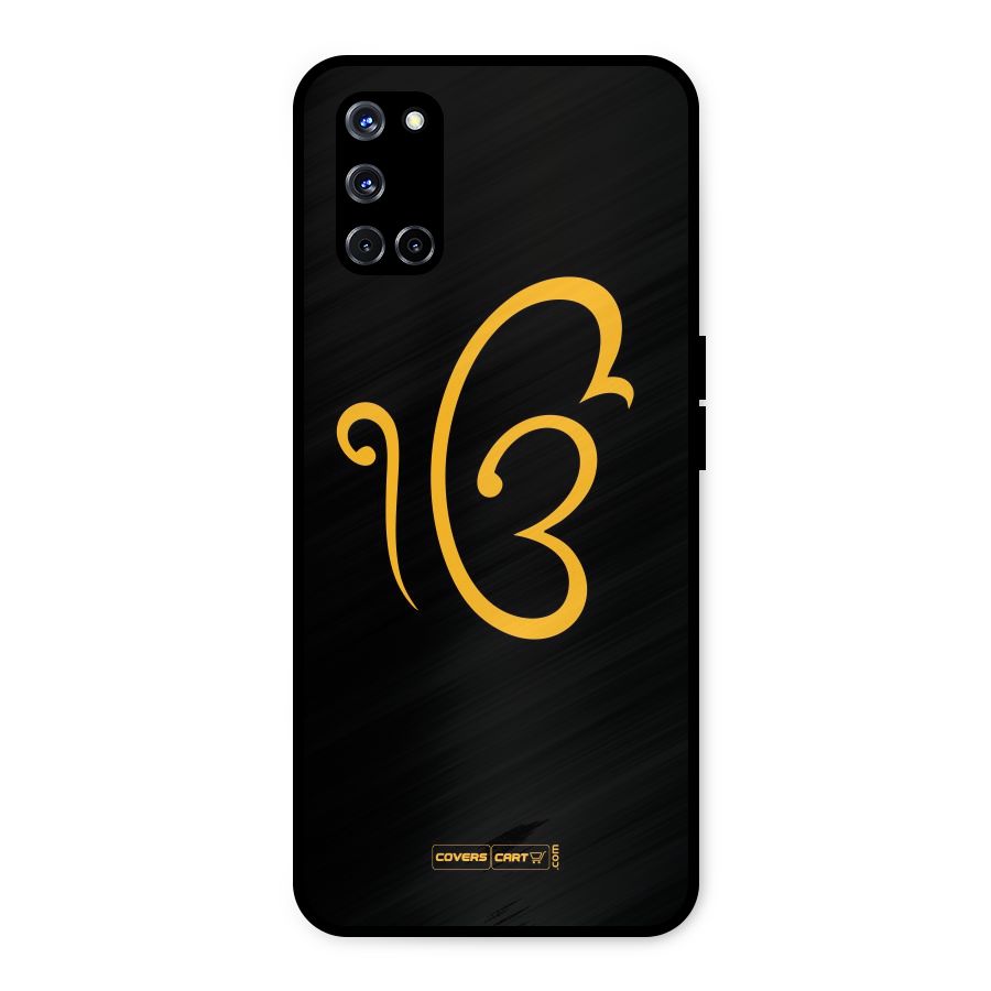 Ik Onkar Metal Back Case for Oppo A52