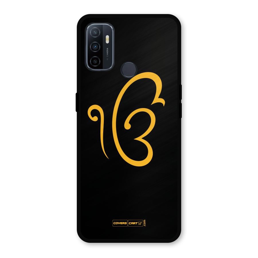 Ik Onkar Metal Back Case for Oppo A53