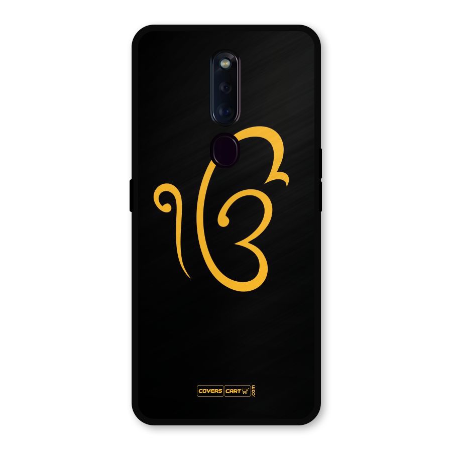 Ik Onkar Metal Back Case for Oppo F11 Pro
