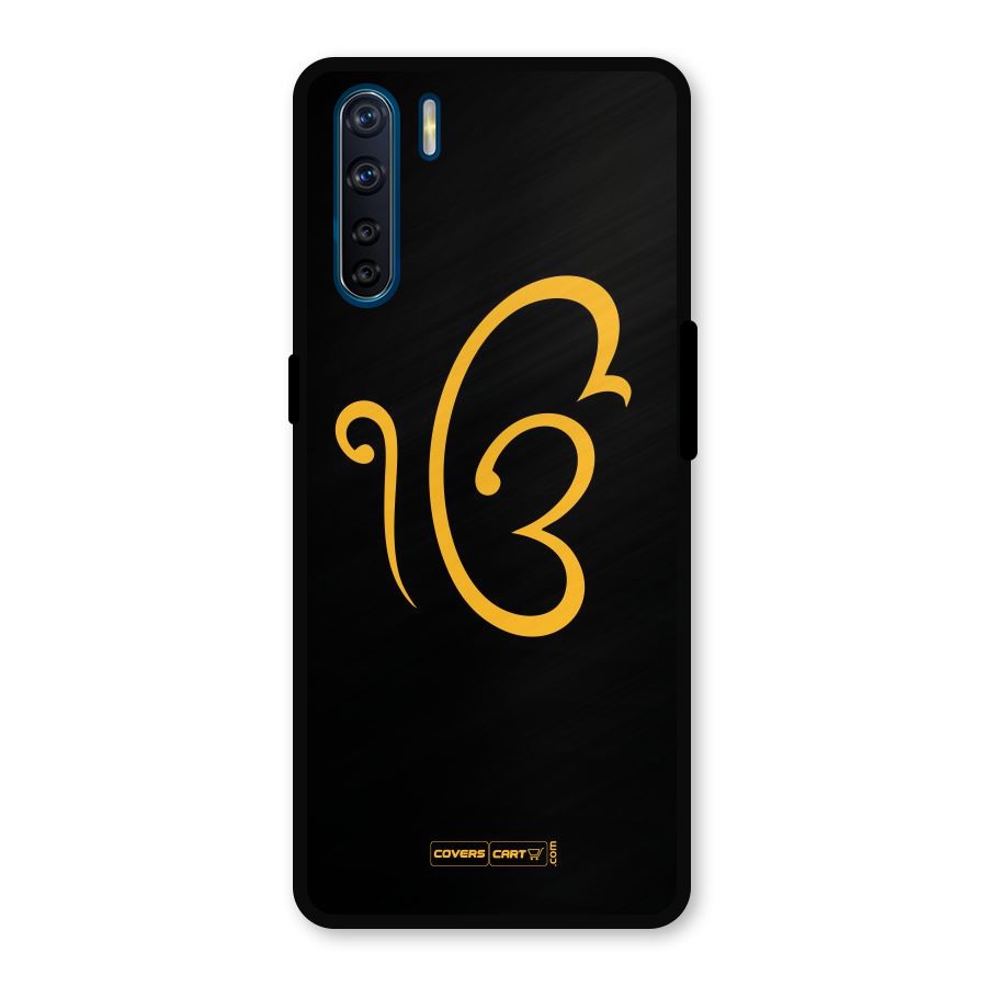 Ik Onkar Metal Back Case for Oppo F15
