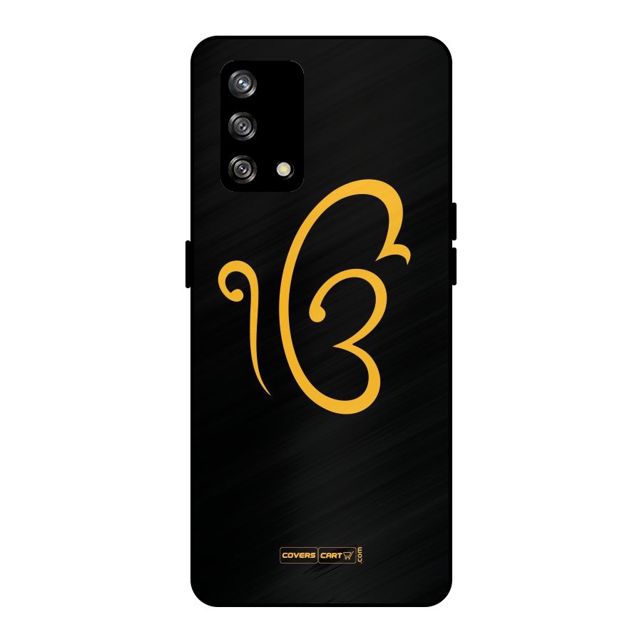 Ik Onkar Metal Back Case for Oppo F19