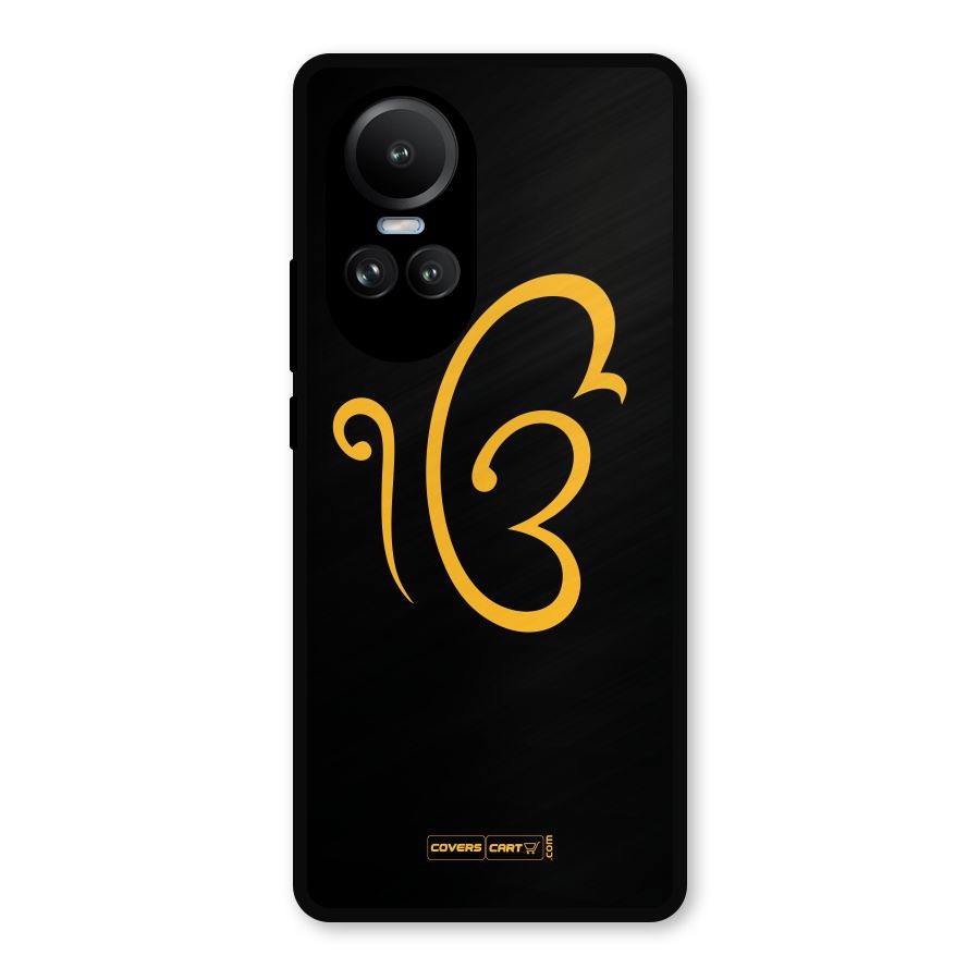 Ik Onkar Metal Back Case for Oppo Reno10 Pro