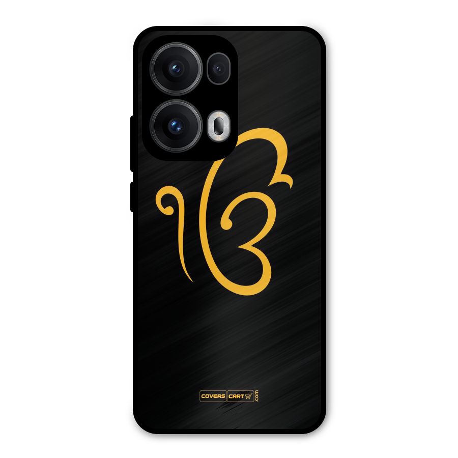Ik Onkar Metal Back Case for Oppo Reno13 Pro