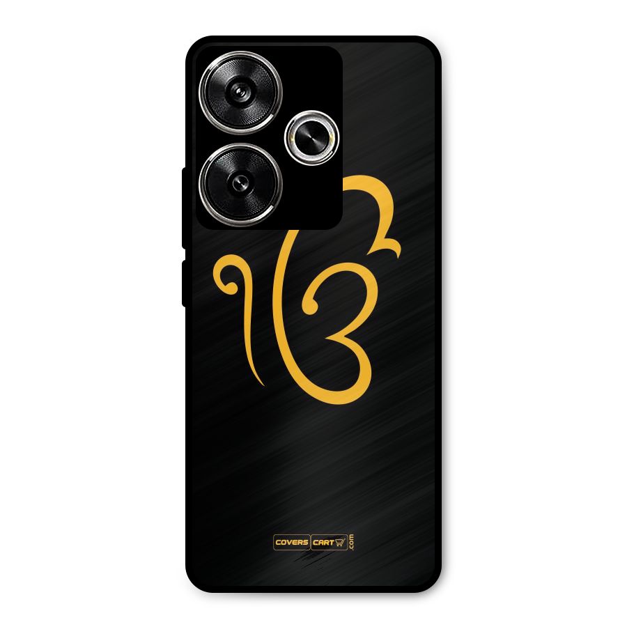 Ik Onkar Metal Back Case for Poco F6