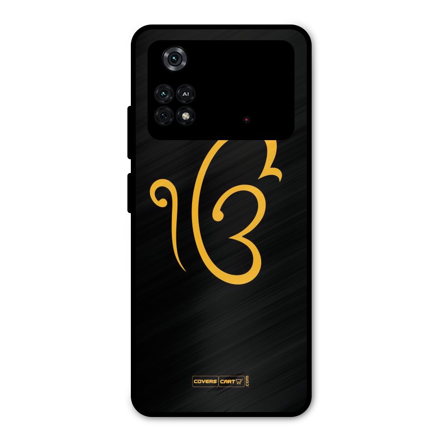 Ik Onkar Metal Back Case for Poco M4 Pro 4G