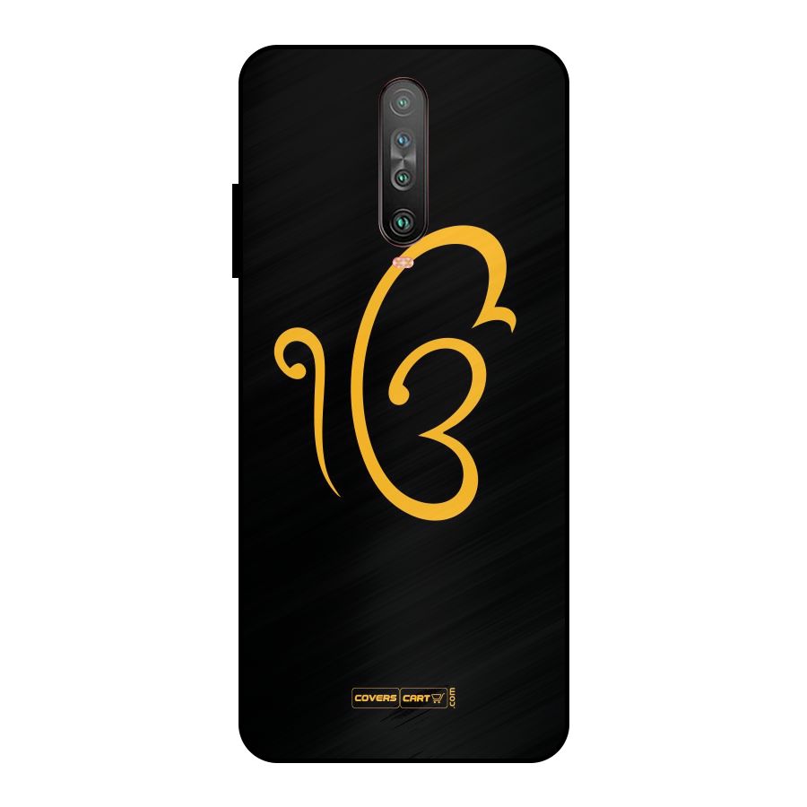 Ik Onkar Metal Back Case for Poco X2
