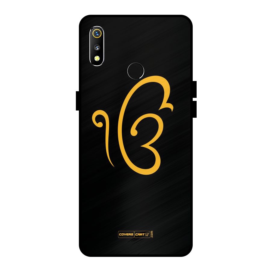Ik Onkar Metal Back Case for Realme 3i