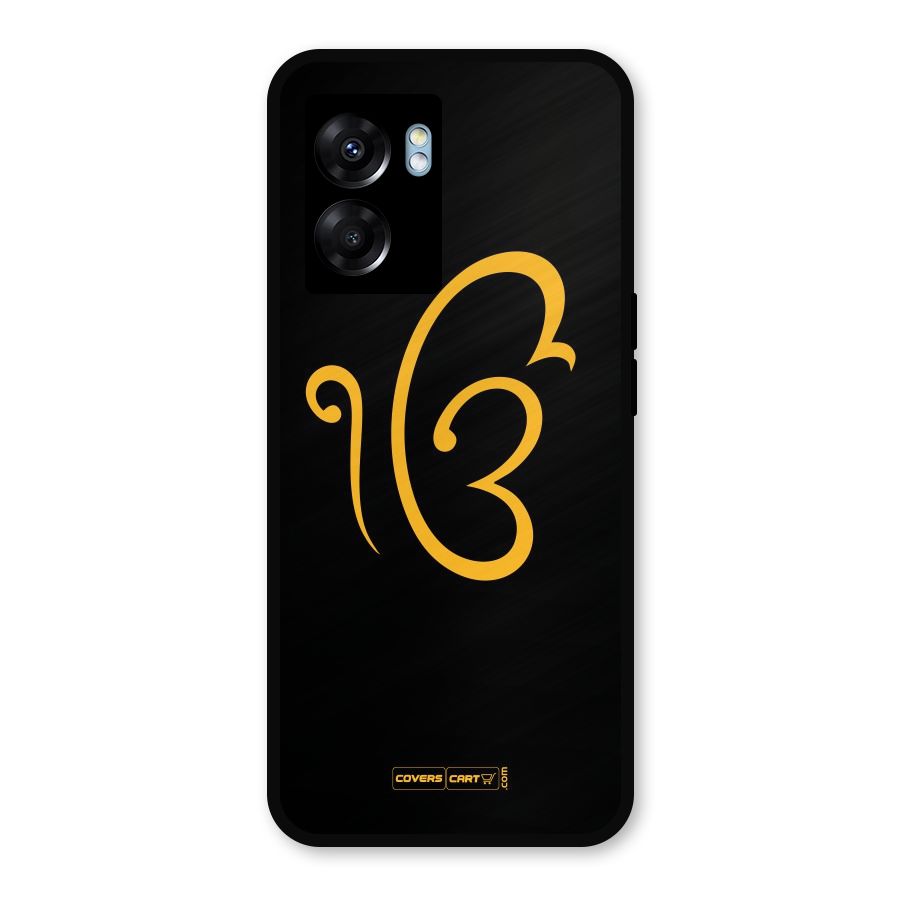 Ik Onkar Metal Back Case for Realme Narzo 50 5G